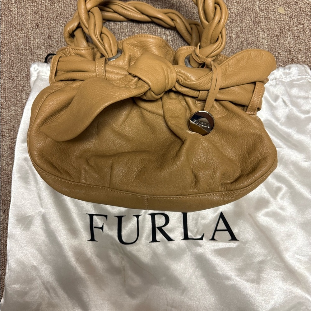Furla Tan Leather Women's Bag